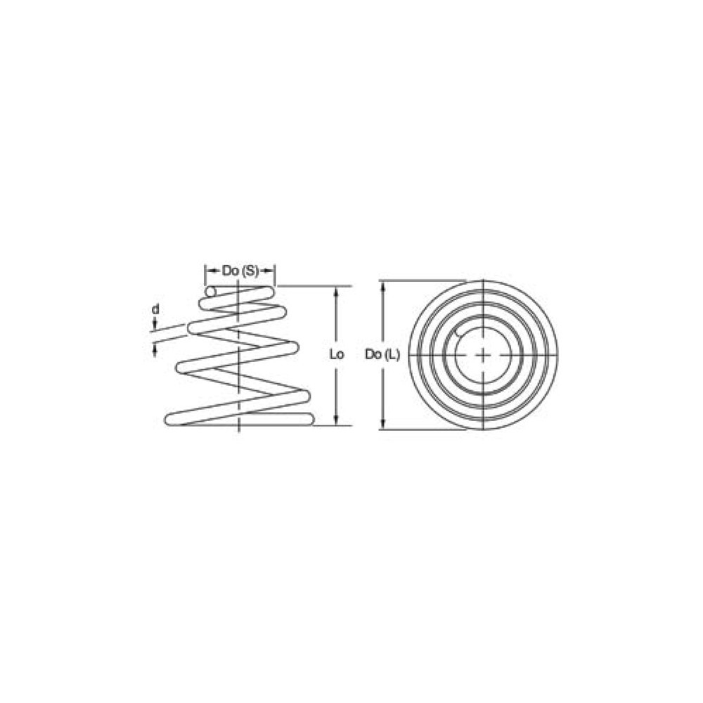 Prime-Line SP 9709 - 2 Molle A Compressione Acciaio - 13/32 X 2-3/4 Pollici Per Riparazioni